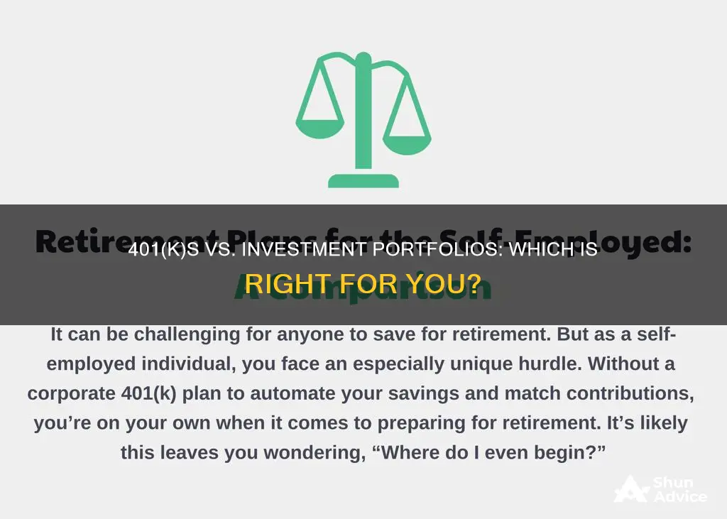 are 401k apart or investment portfolios