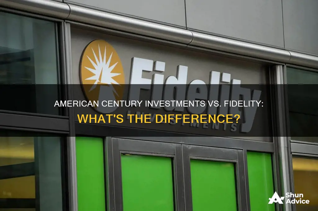 are american century investments the same as fidelity