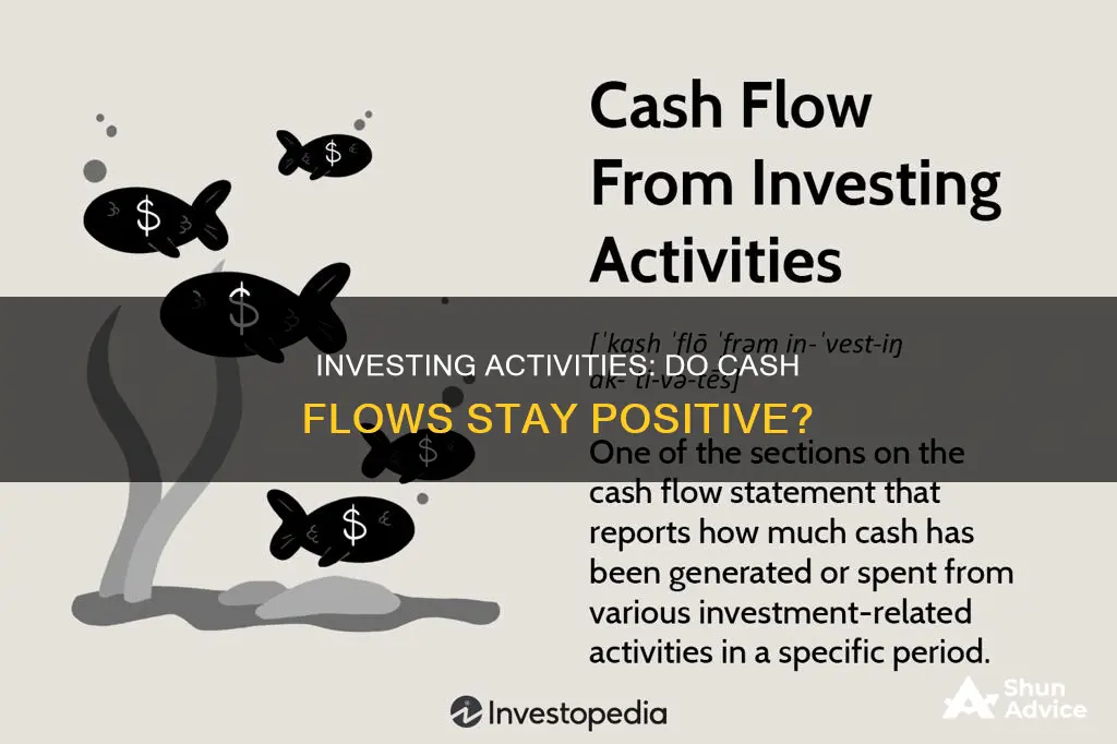 are cash flows from investing activities always positivew