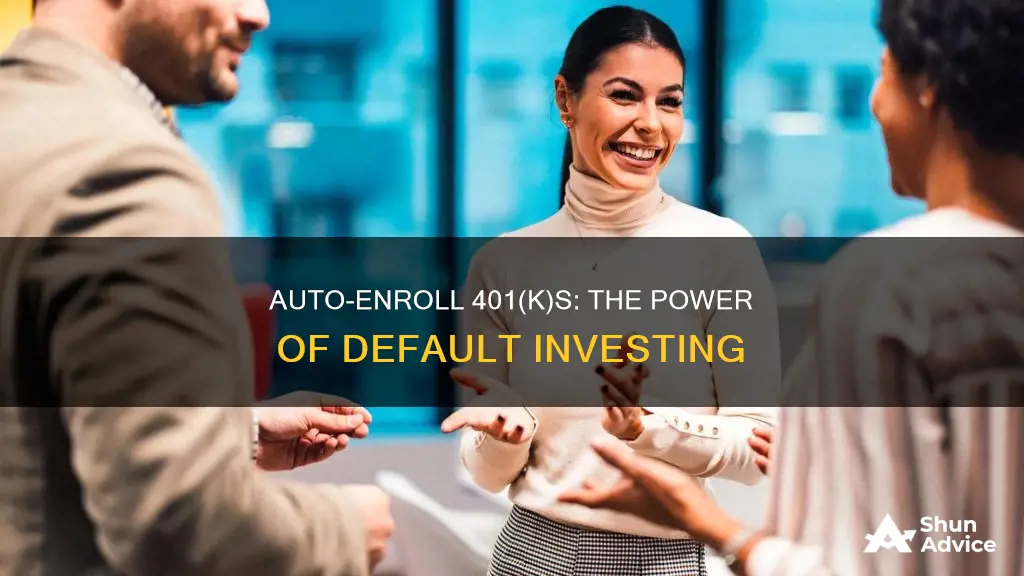 are employees auto enrolled in 401k plans invested automatically