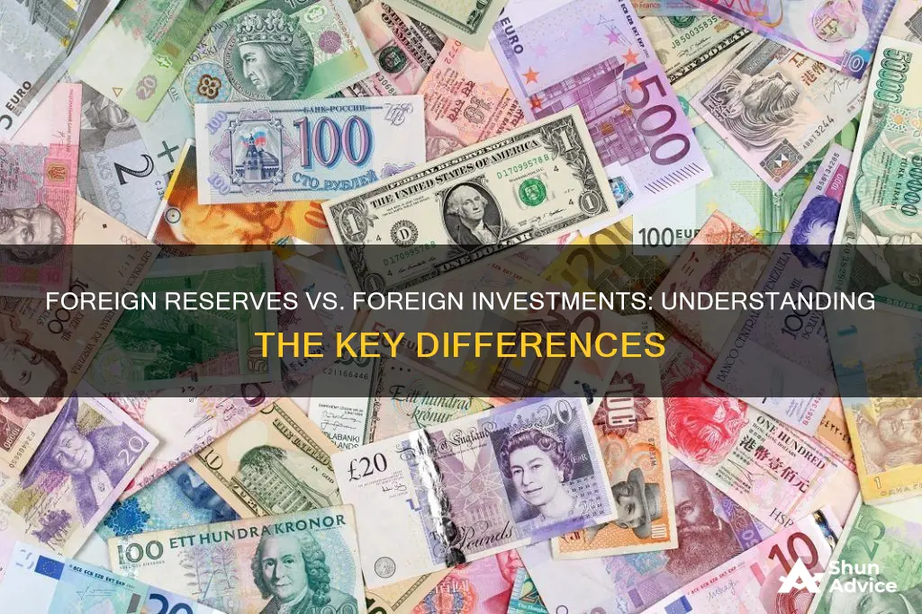 are foreign reserves and foreign investments different