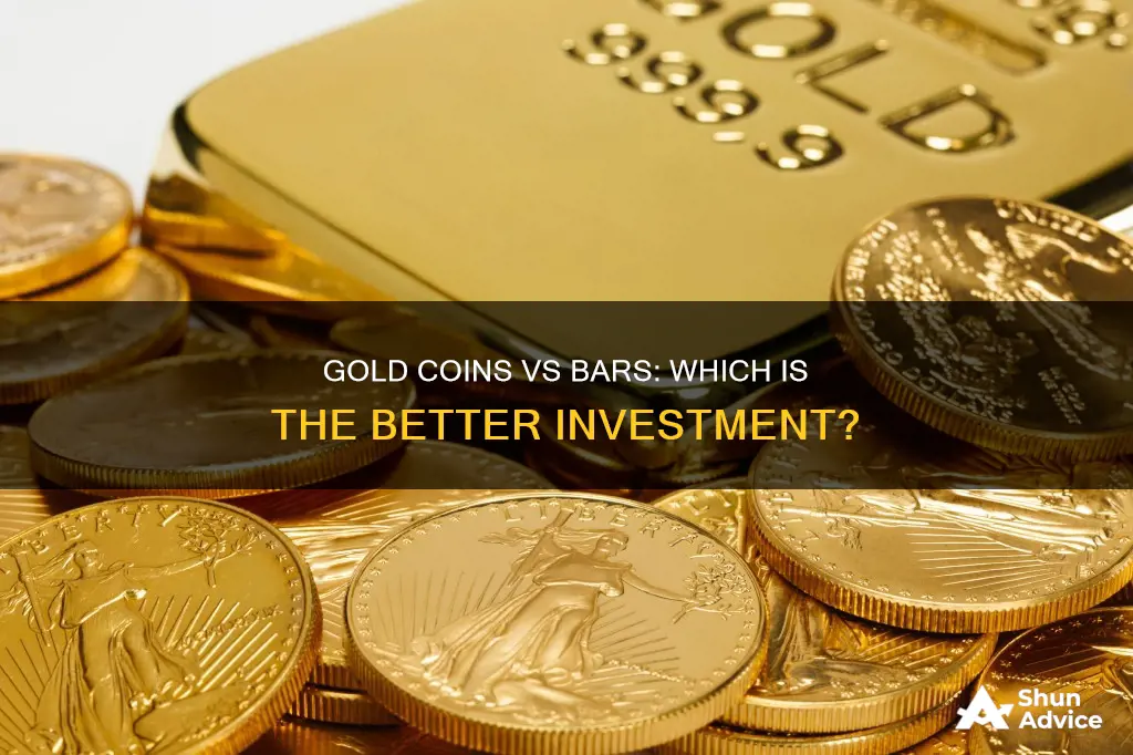 are gold coins a better investment than gold bars