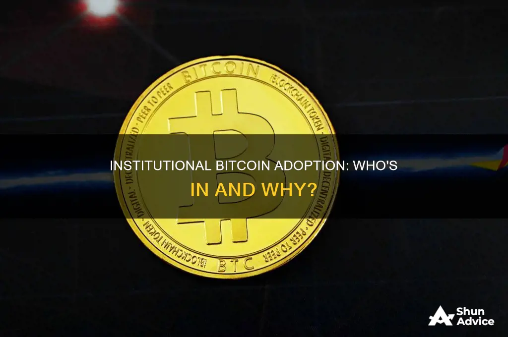 are institutions investing in bitcoin