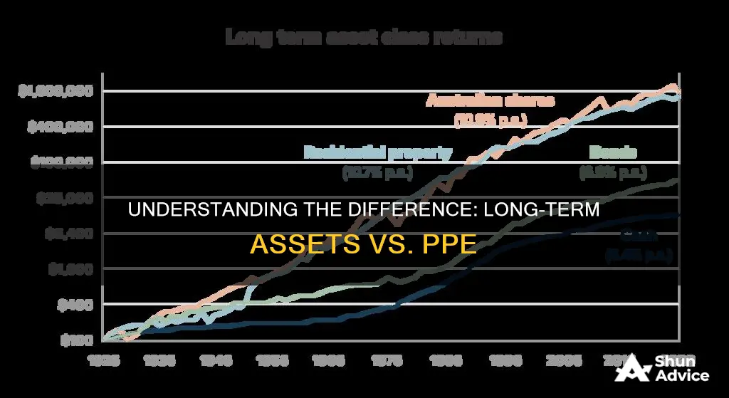 are investments in long term assets and ppe the same