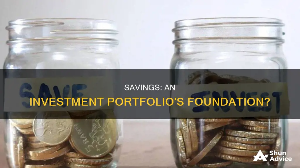 are savings part of investment portfolio