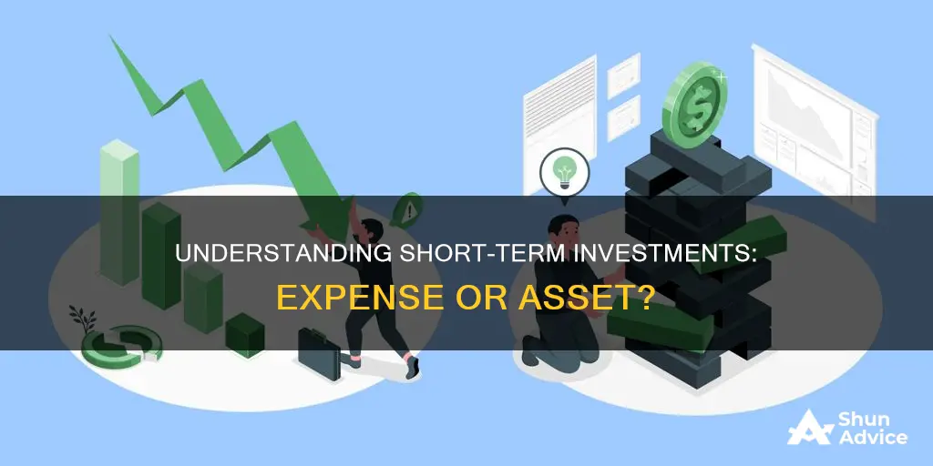 are short term investments an expense