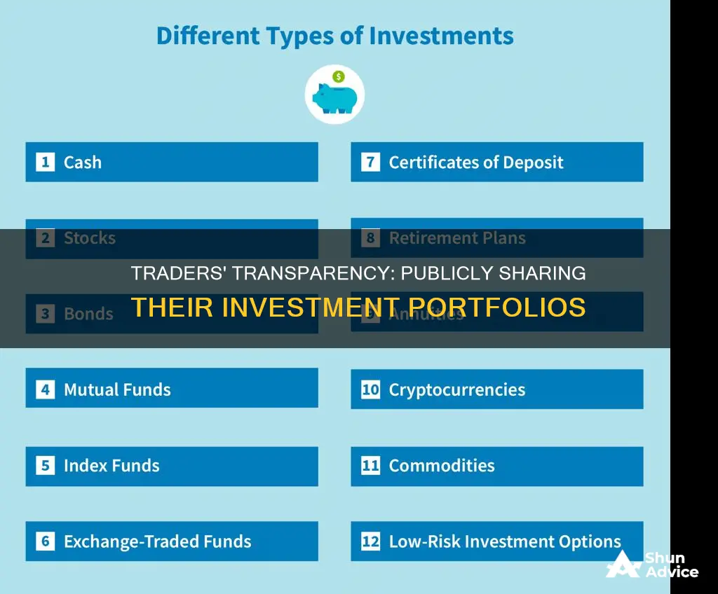 are there traders that post their investment portfolios