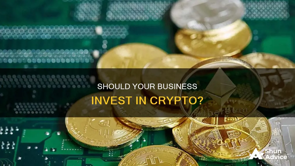 can a business invest in crypto