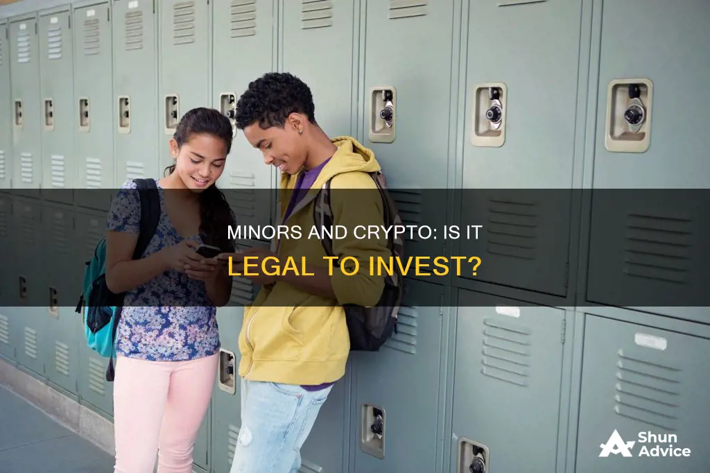 can a minor invest in crypto