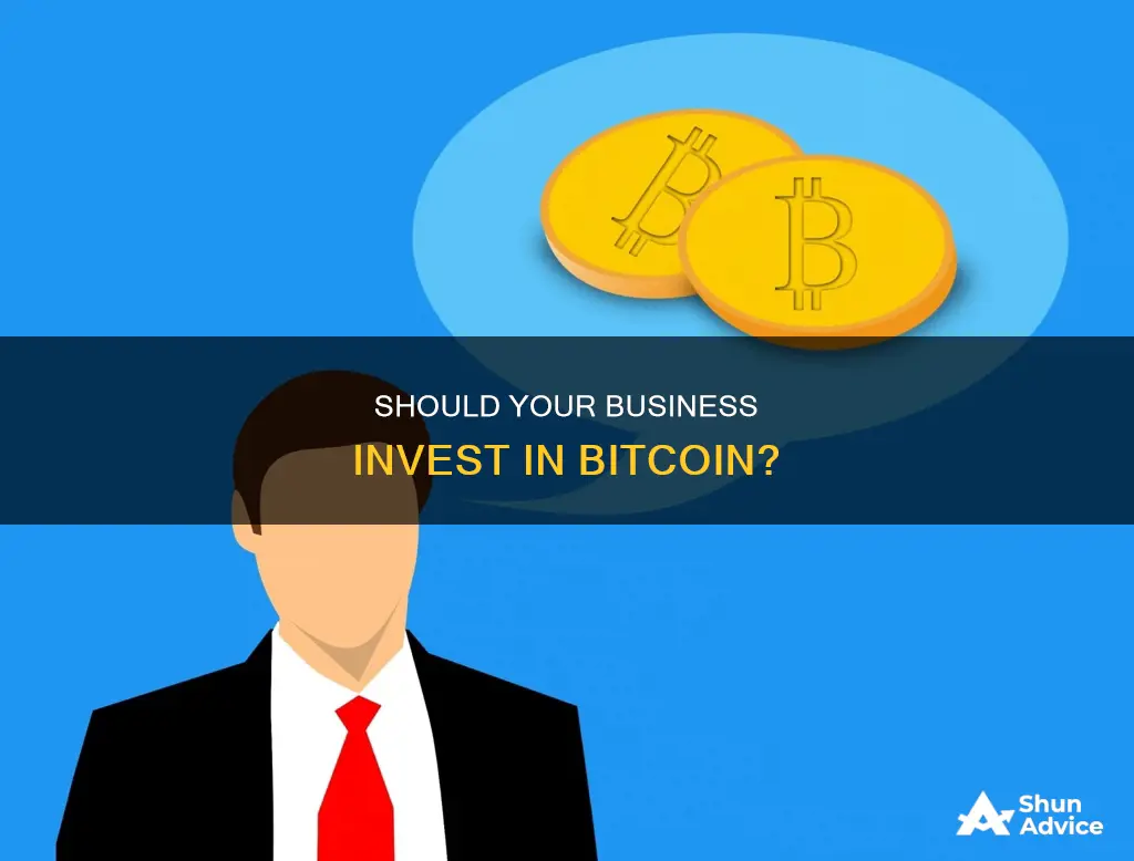 can businesses invest in bitcoin