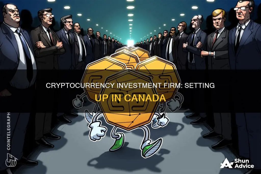 can I create a cryptocurrency investment firm in canada