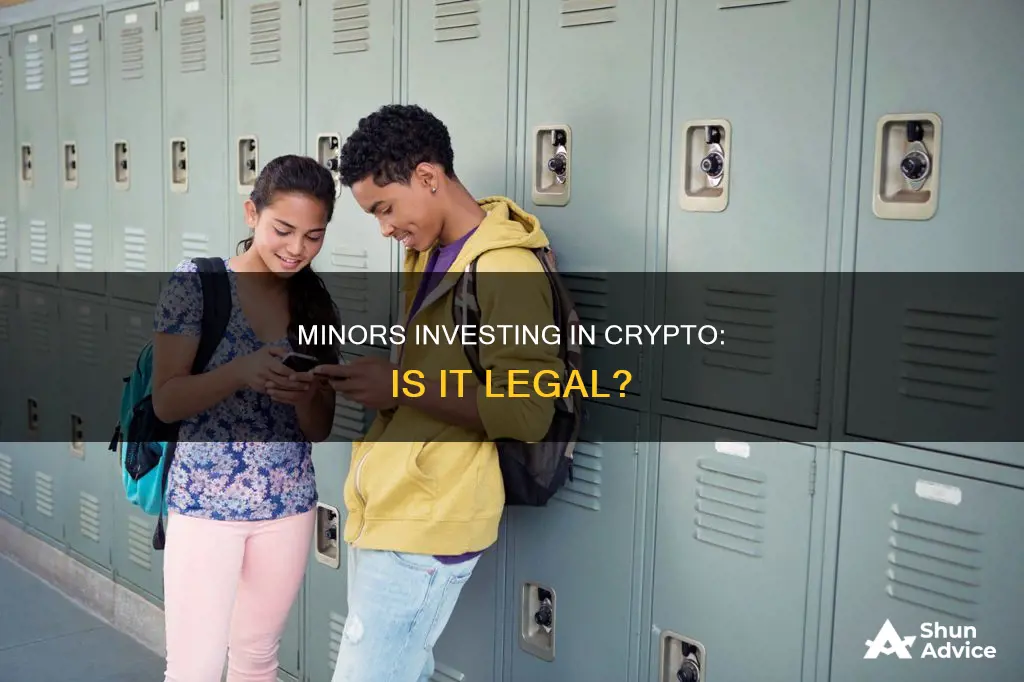 can minors invest in crypto