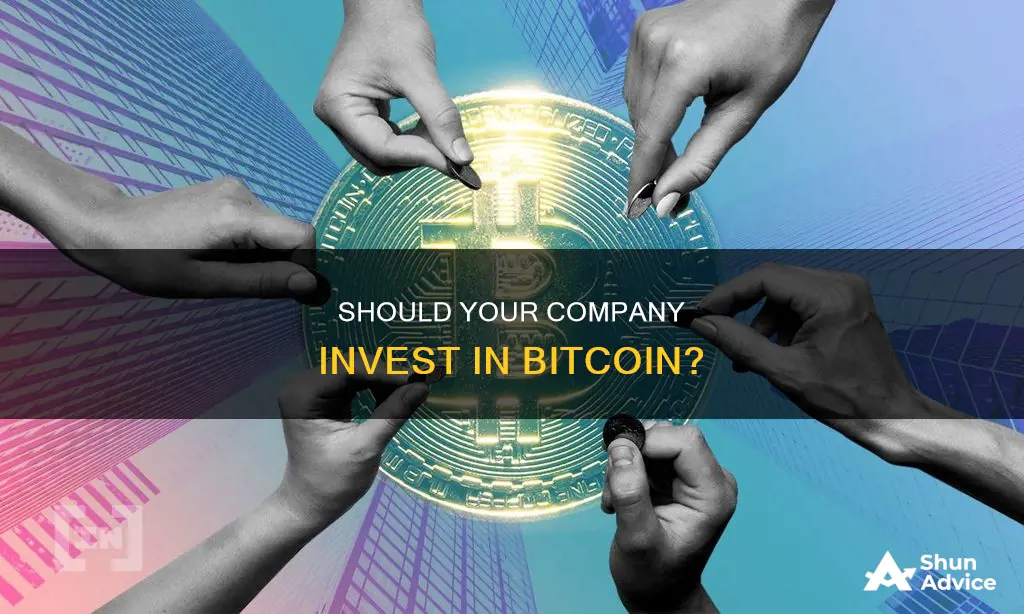 can my company invest in bitcoin