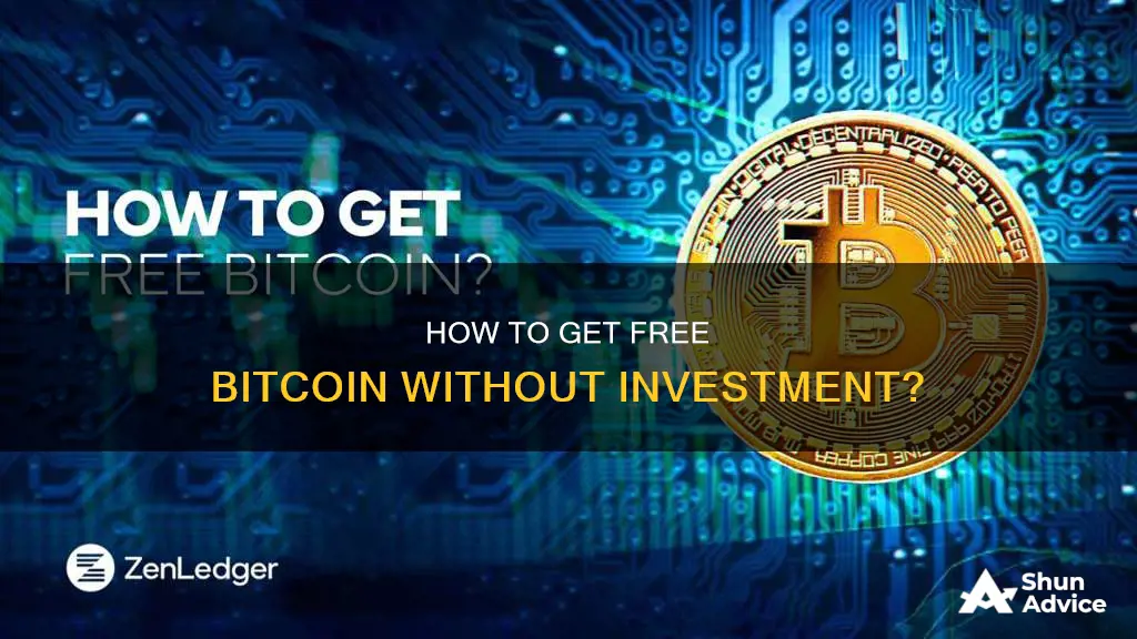 can someone really get free bitcoin without investment