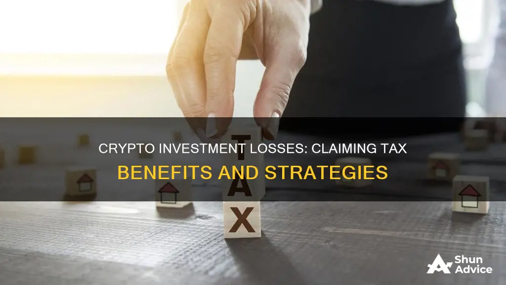 can you claim investment losses on taxes for crypto