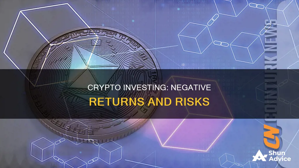 can you go negative investing in crypto