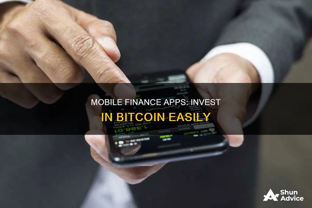 can you invest in bitcoin with a mobile finance app