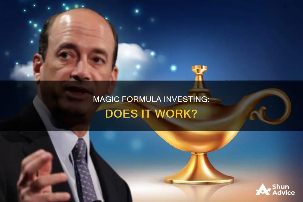 did anyone use magic formula for investing