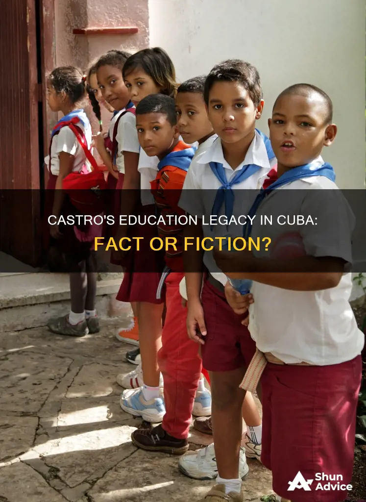 did fidel castro really invest in education in cuba