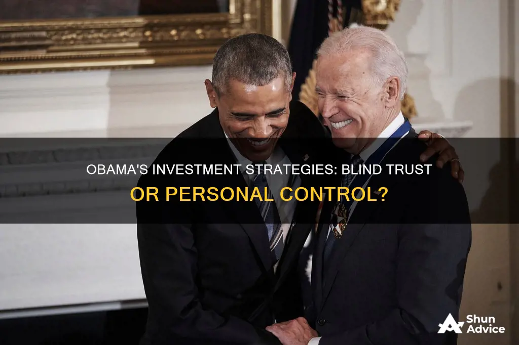 did president obama use a blind trust for his investments