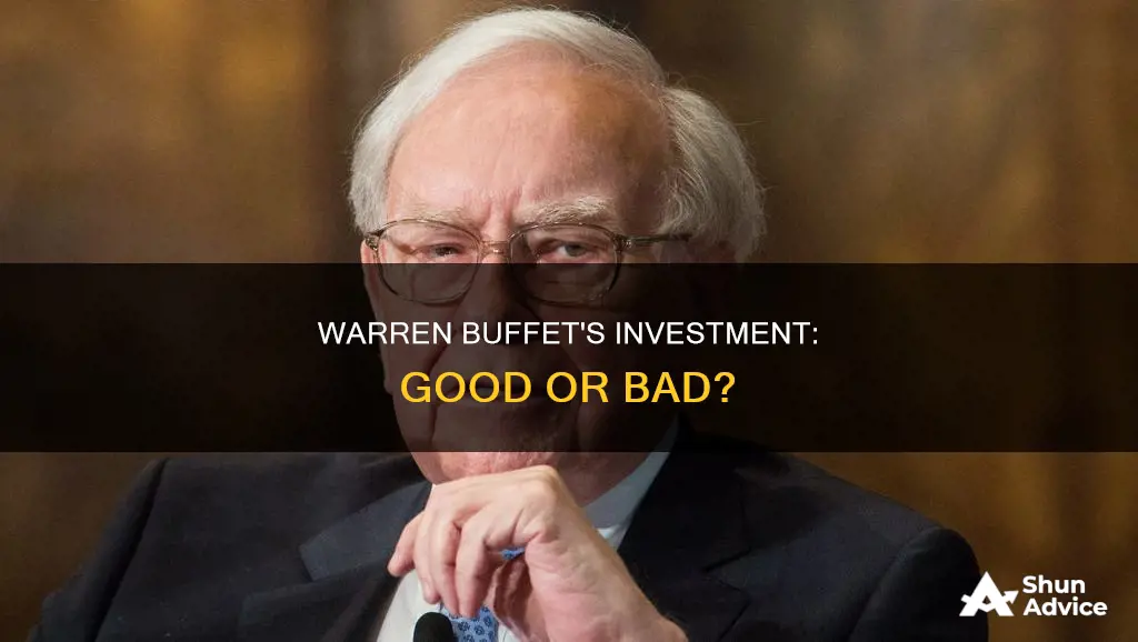 did warren buffet make bad investment