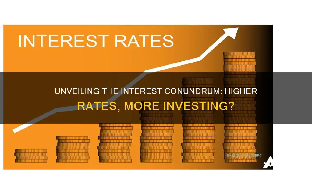 do higher interest brates cause more investing