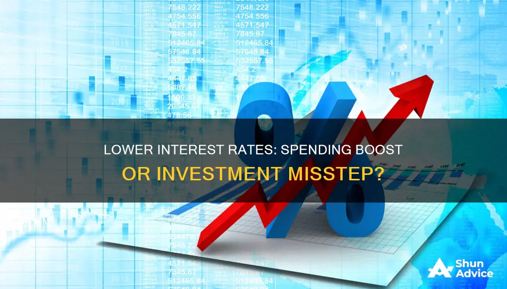 do lower interest rates cause spending to increase investment