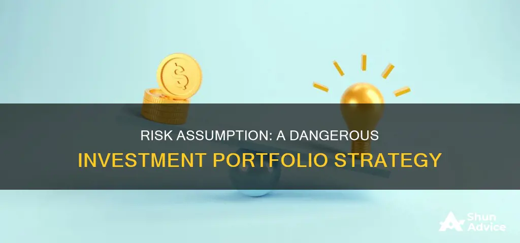 do not assume risk in your investment portfolio