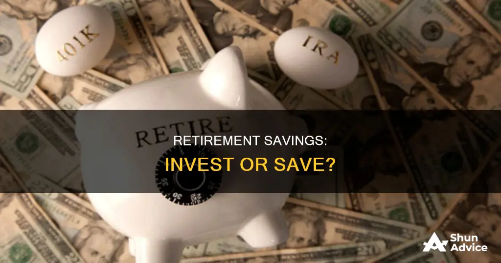 do not invest on retirement when saving