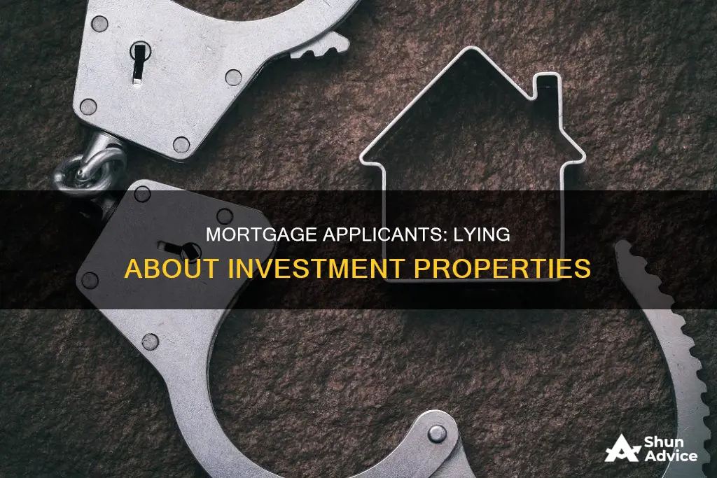 do people lie about investment primary residence on mortgage application