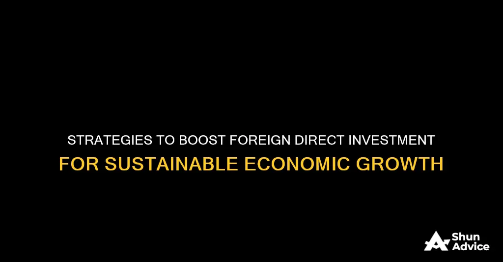 do to encourage more foreign direct investments for sustainable economies