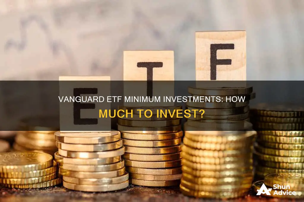 do vanguard etfs have a minimum investment