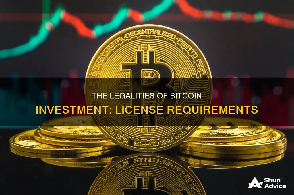 do you need a license for investing bitcoins