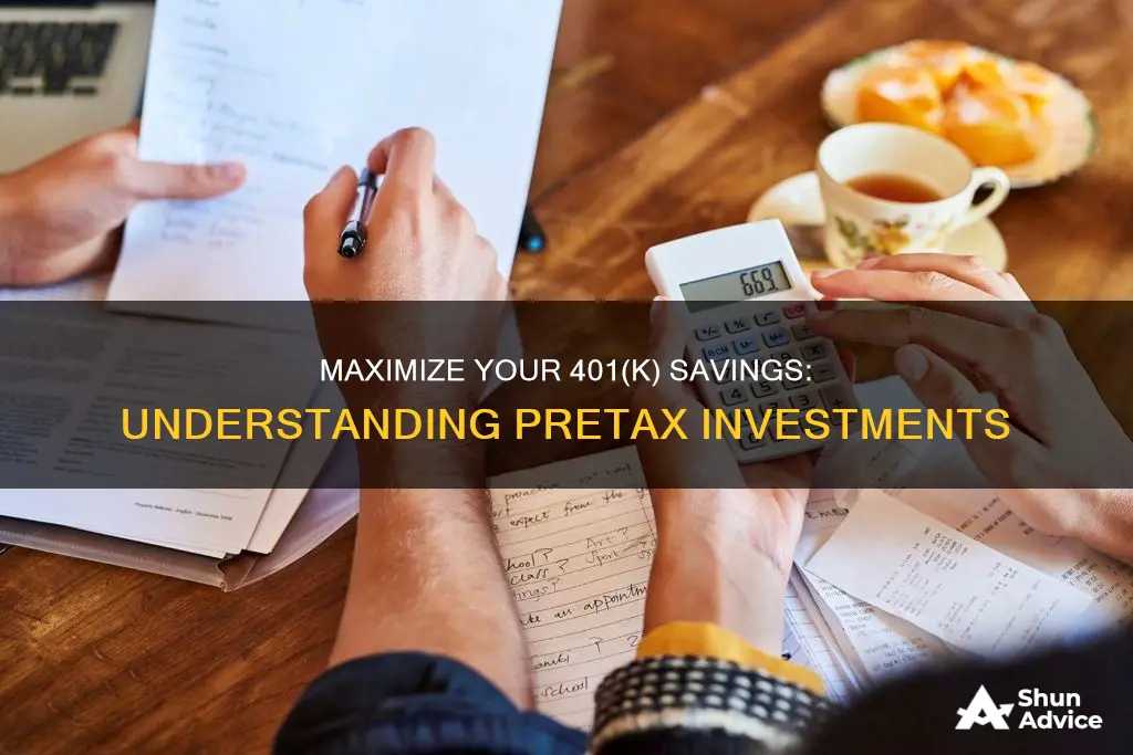 does a 401k invest pretax