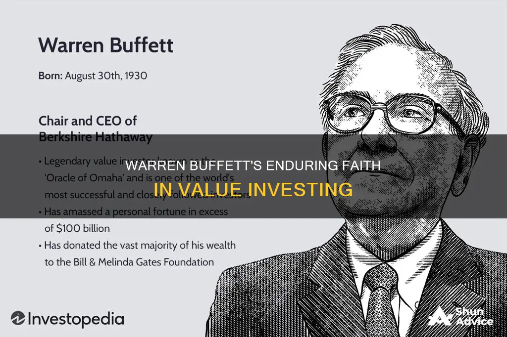 does buffett still think value investing works