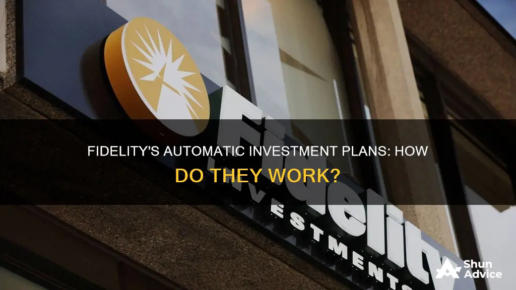 does fidelity have automatic investment plans