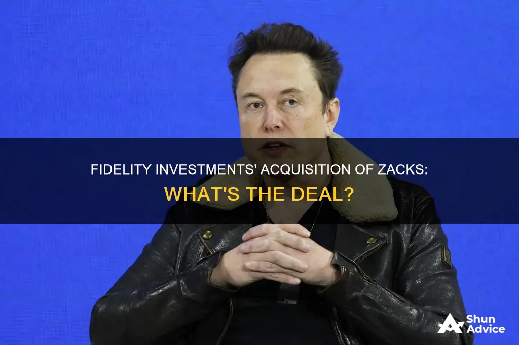 does fidelity investments own zacks