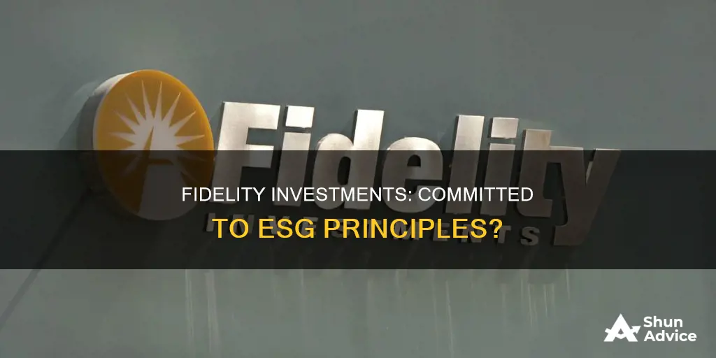 does fidelity investments use esg