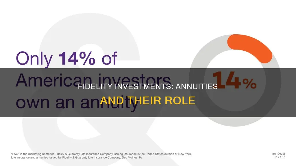 does fidelity investments write annuities