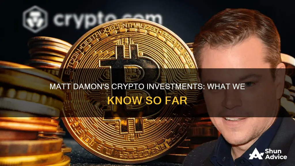 does matt damon invest in crypto