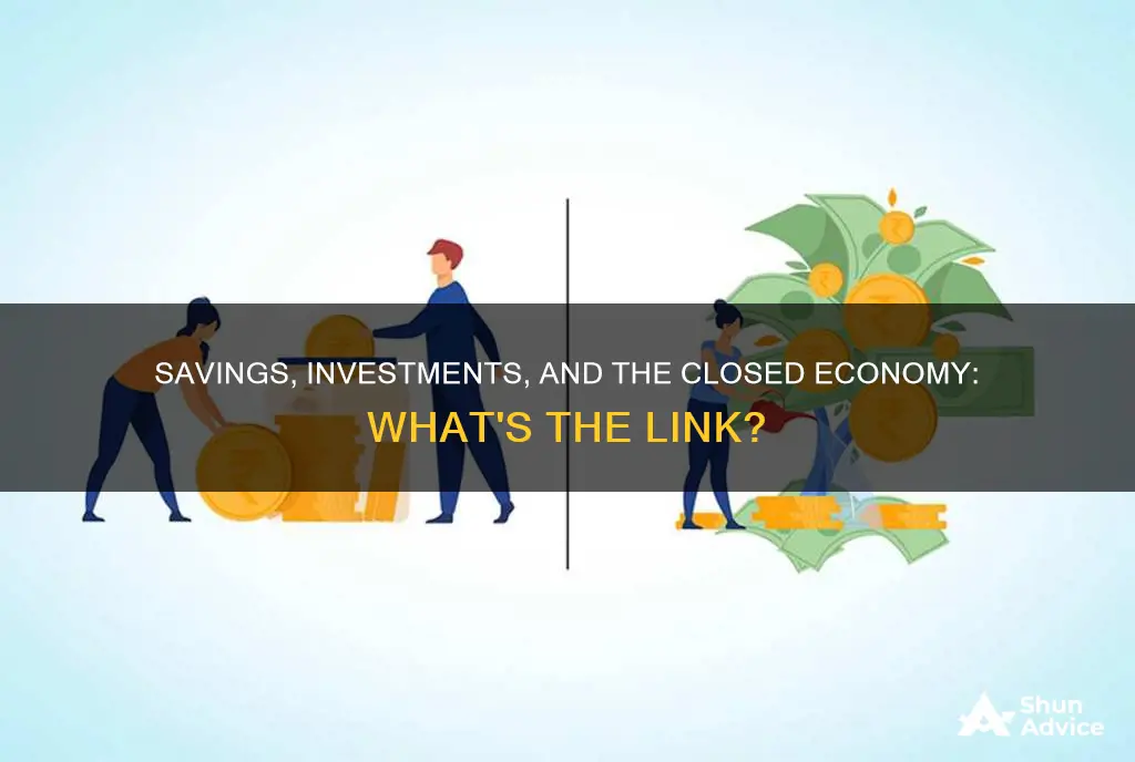 does saving equal investment in a closed economy