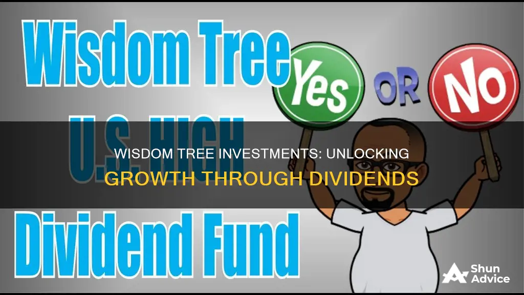 does wisdom tree investments pay dividends