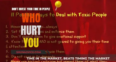 Toxic People: Invest Time Wisely