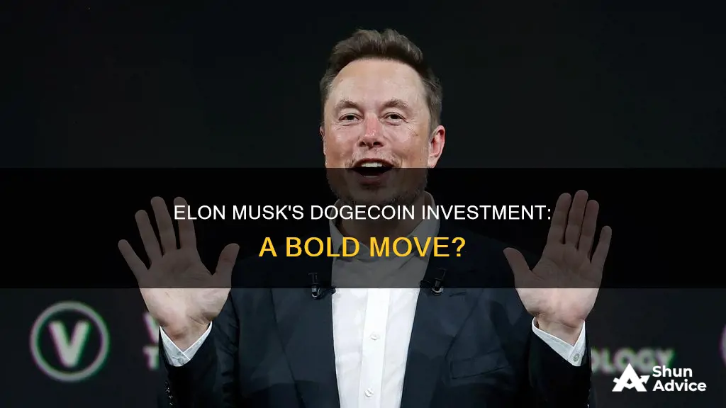 has elon musk invest in dogecoin