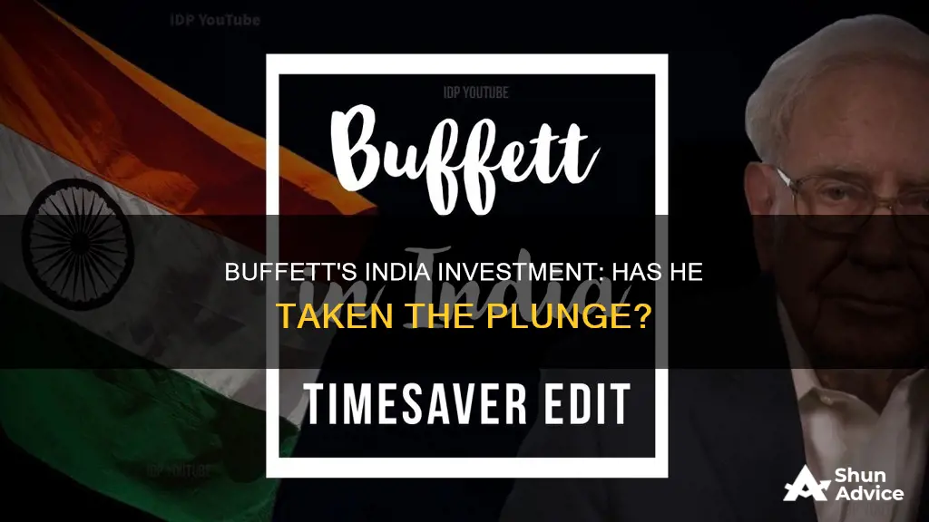 has warren buffett invested in india