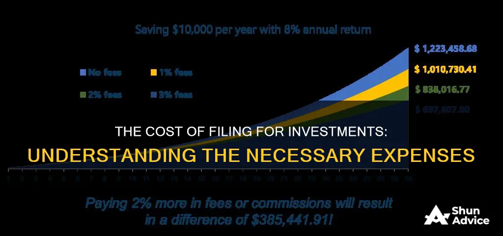 have to pay to file for investments