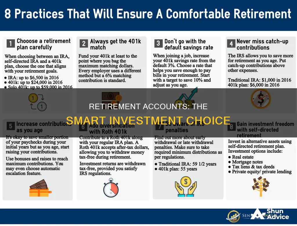 how are retirement accountsa better investment