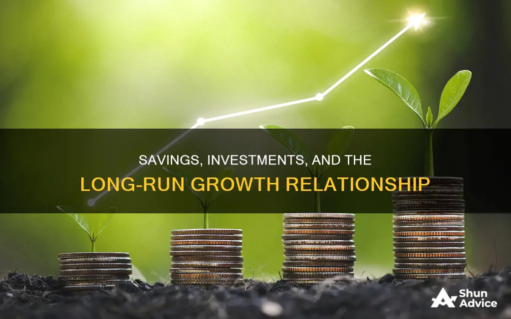 how are saving and investment related to long run growth