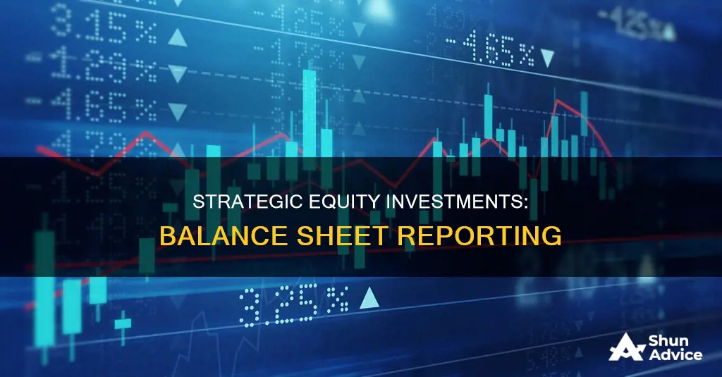 how are strategic equity investments reported on the balance sheet