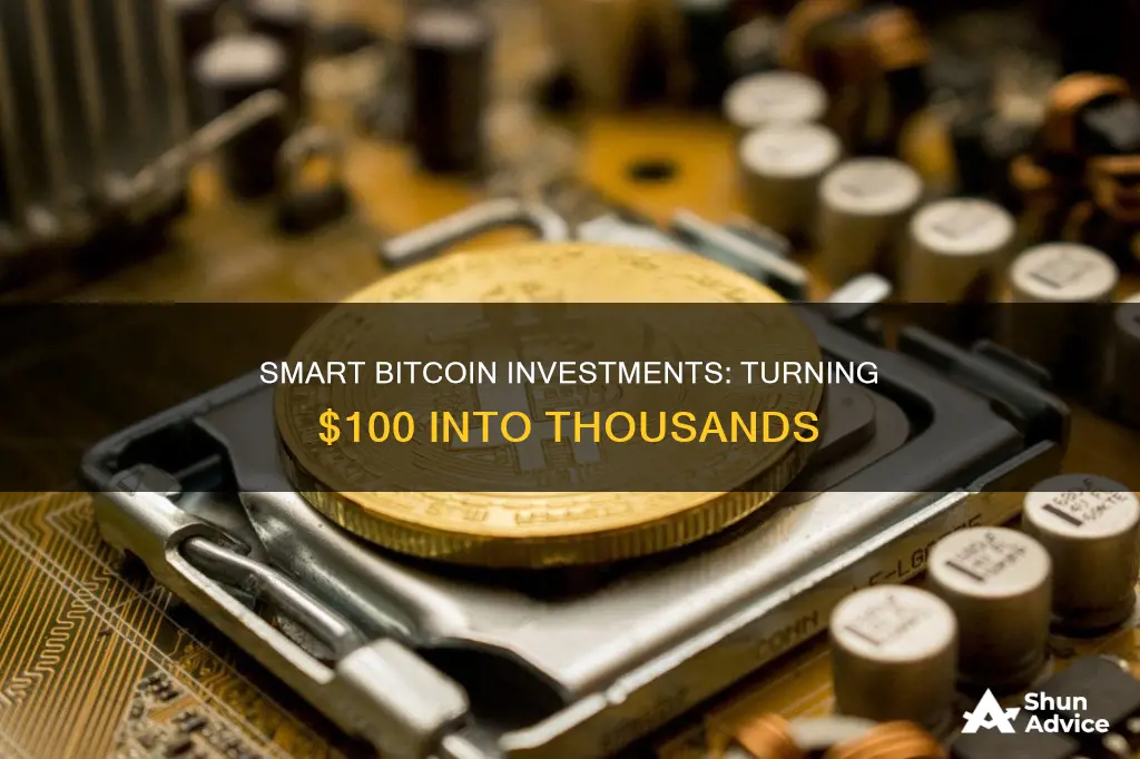 how can I invest 100 into thousands with bitcoin